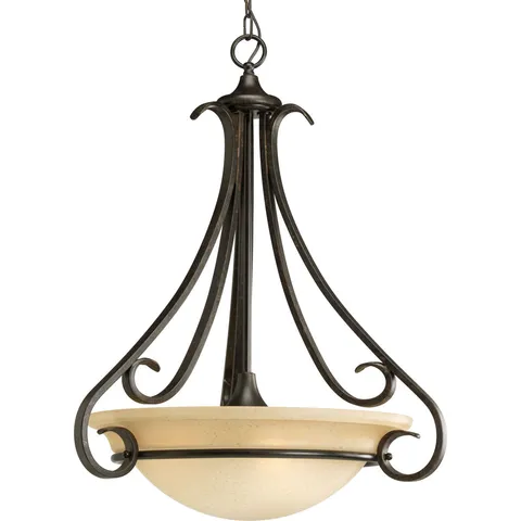 Torino 3-Light Bronze Transitional Chandelier