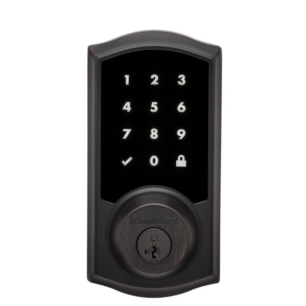 Kwikset Premis Touchscreen Smart Lock Satin Nickel Single Cylinder Electronic Deadbolt Featuring SmartKey Security, photo 8 of 8