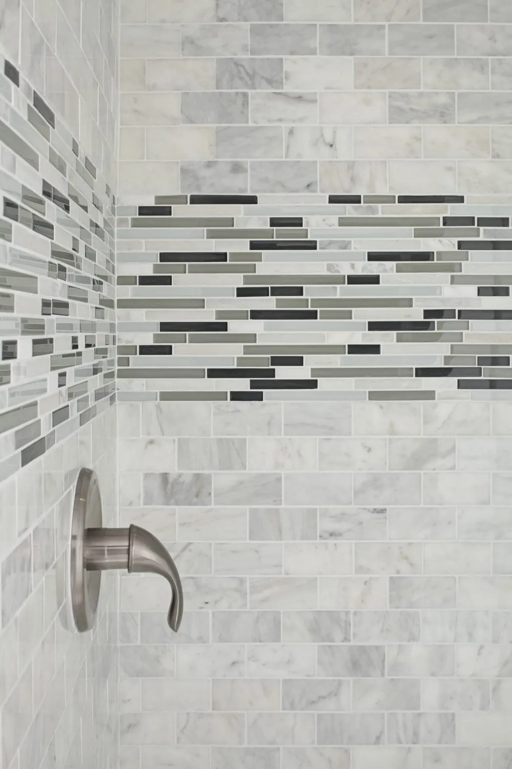 Satori Venatino 10-in x 12-in Polished Natural Stone Subway Mosaic Wall Tile (0.83-sq. ft/ Piece), photo 7 of 13