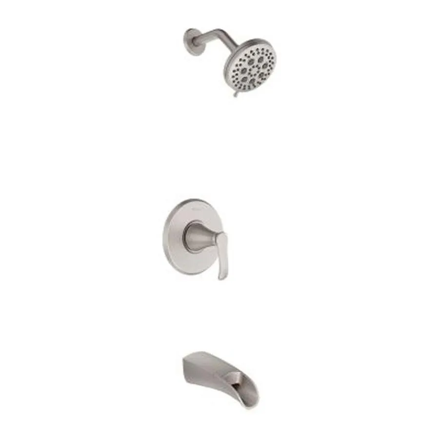 Pfister Jaida Spot Defense Brushed Nickel 1-handle Bathtub and Shower Faucet with Valve, photo 10 of 21