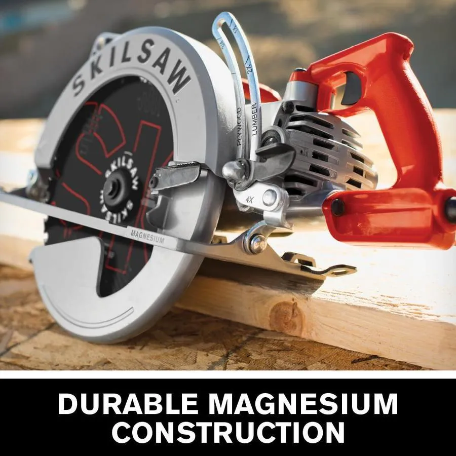 SKILSAW SAWSQUATCH 15-Amp 10-1/4-in Worm Drive Corded Circular Saw with Magnesium Shoe, photo 3 of 8