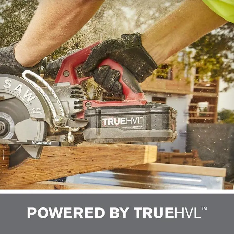 SKILSAW 48-Volt 7-1/4-in Worm Drive Cordless Circular Saw with Brake and Magnesium Shoe (Charger Included), photo 2 of 10