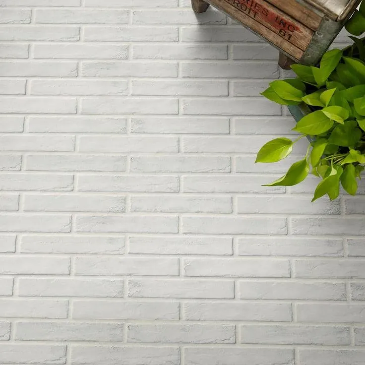 MSI Capella White Brick 2-1/3 in. x 10 in. Matte Porcelain Floor and Wall Tile (5.17 sq. ft. / case), photo 6 of 8