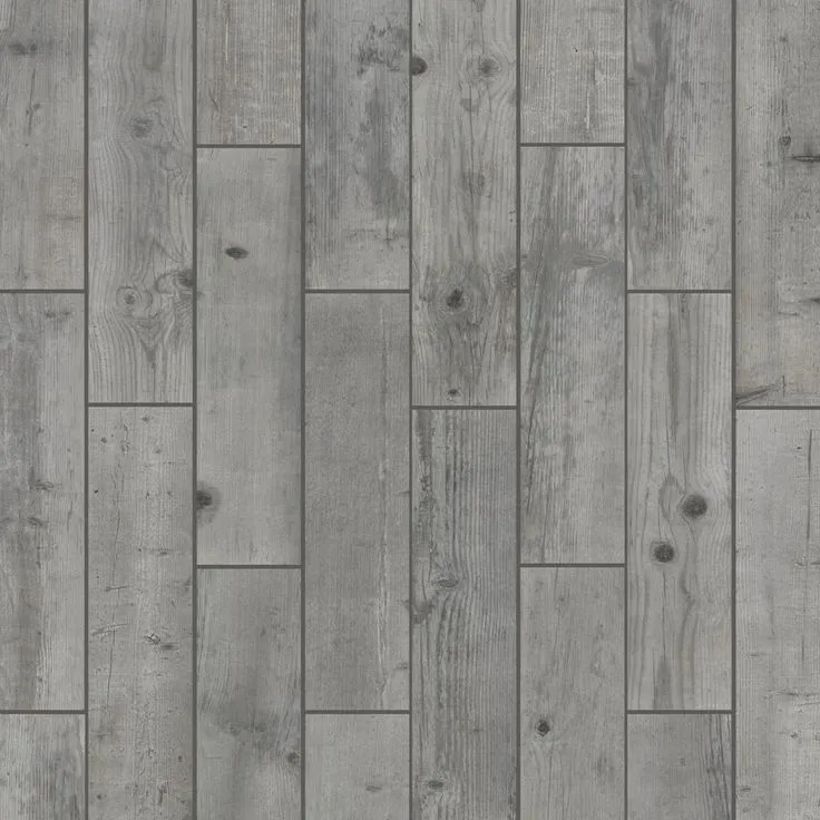 Florida Tile Home Collection Timber Grey 6 in. x 24 in. Porcelain Floor and Wall Tile (448 sq. ft./ pallet), photo 5 of 8
