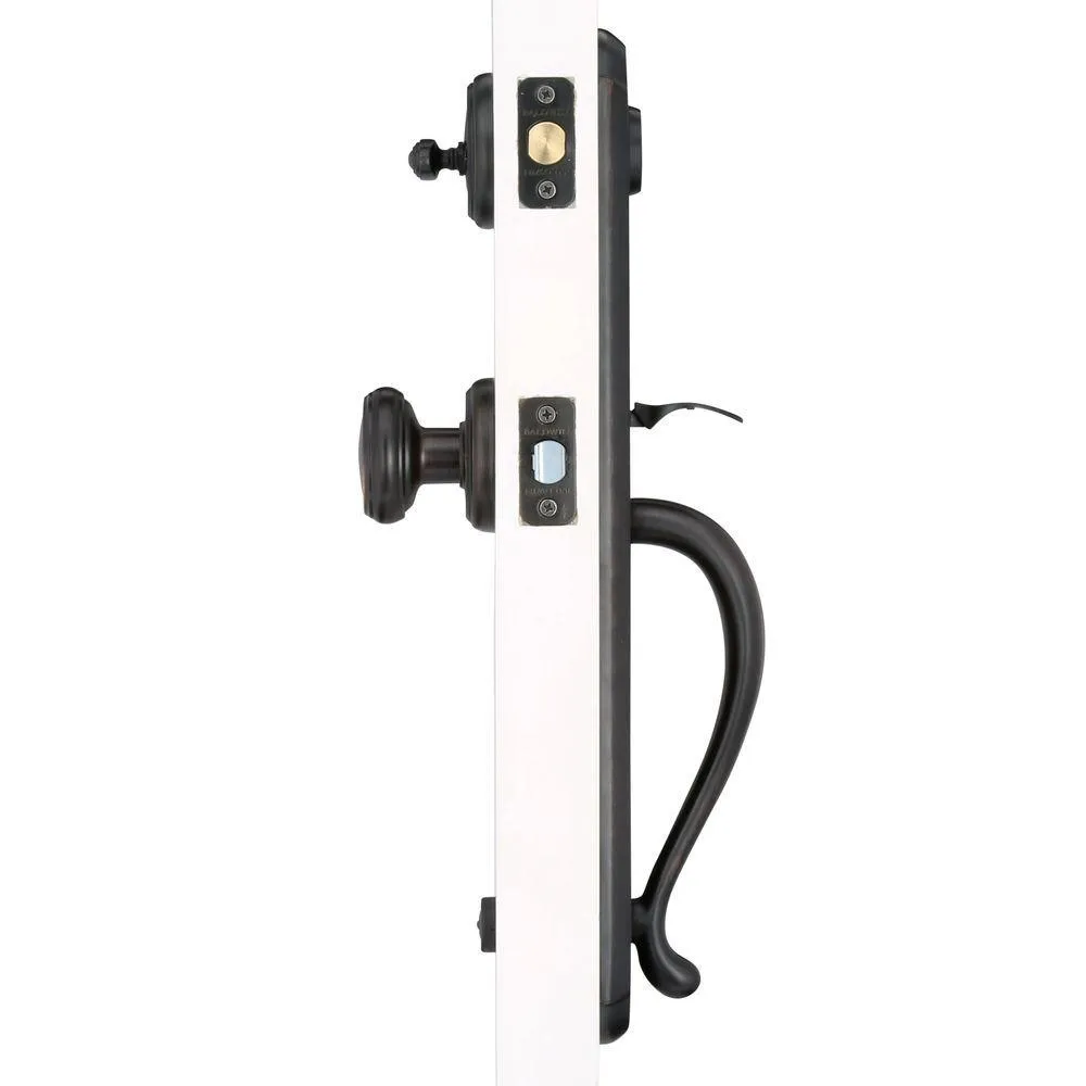 Prestige Bighorn Single Cylinder Venetian Bronze Door Handleset with Carnaby Door Knob Featuring SmartKey Security, photo 6 of 13