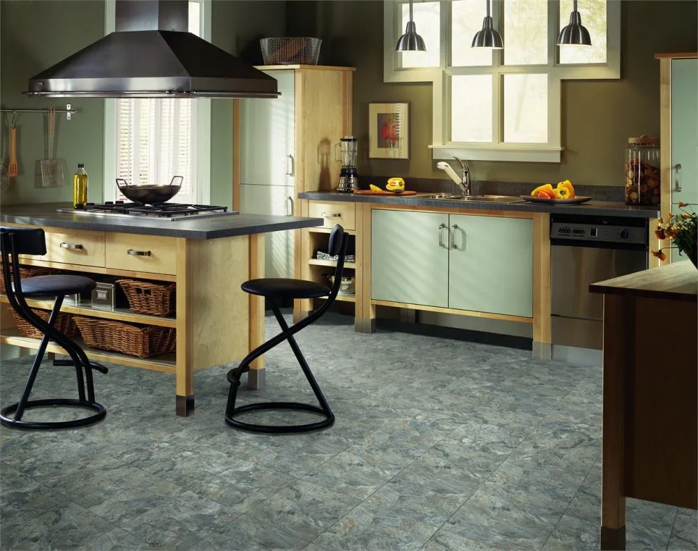 Armstrong Flooring Crescendo French Gray 12-in x 12-in Groutable Water-Resistant Peel-and-Stick Vinyl Tile Flooring (1-sq ft), photo 3 of 3
