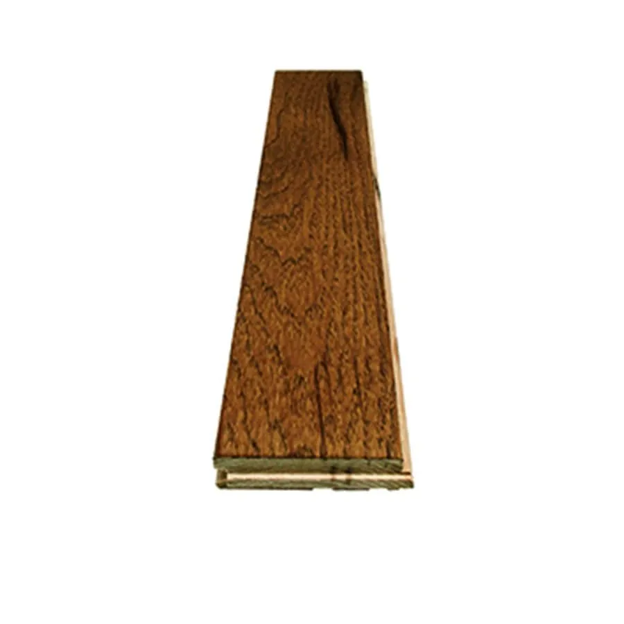 Bruce America's Best Choice Oxford Brown Hickory 3-1/4-in W x 3/4-in T x 84-in Smooth/Traditional Solid Hardwood Flooring (22-sq ft / Carton), photo 4 of 10