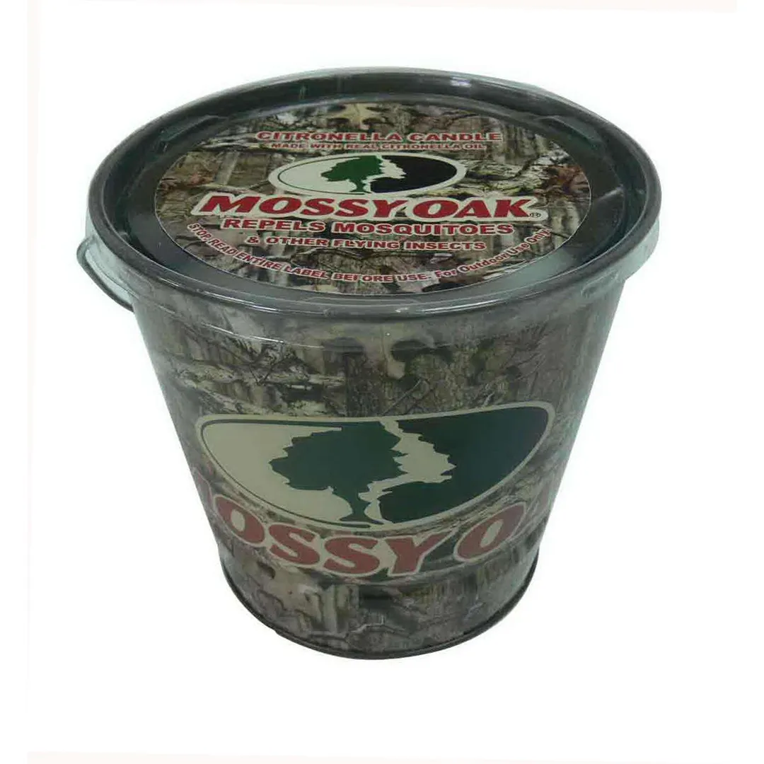 Mossy Oak Citronella Bucket Candle For Mosquitoes/Other Flying Insects 16 oz, photo 2 of 2
