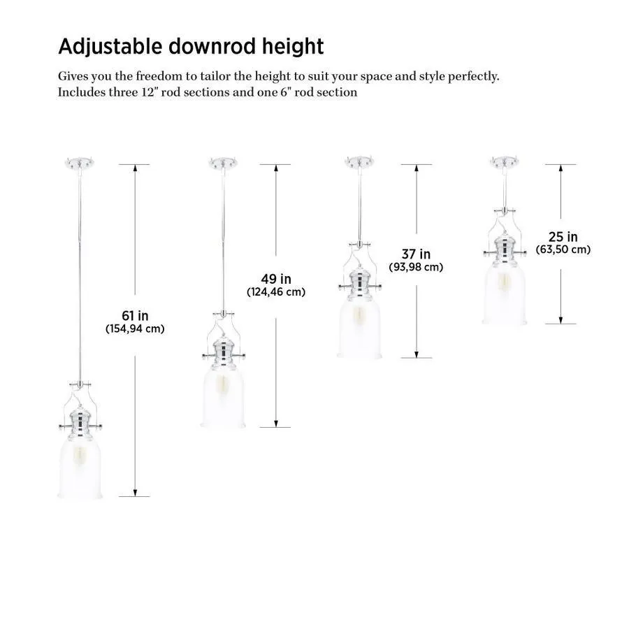 Renin Prism Pendant Glass Modern/Contemporary Clear Glass Bell Pendant Light, photo 3 of 4