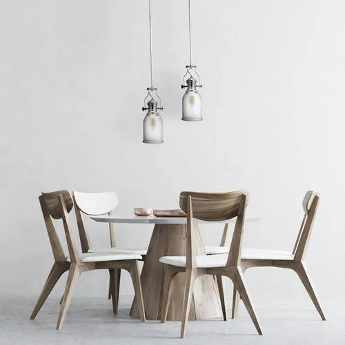 Renin Prism Pendant Glass Modern/Contemporary Clear Glass Bell Pendant Light, photo 4 of 4
