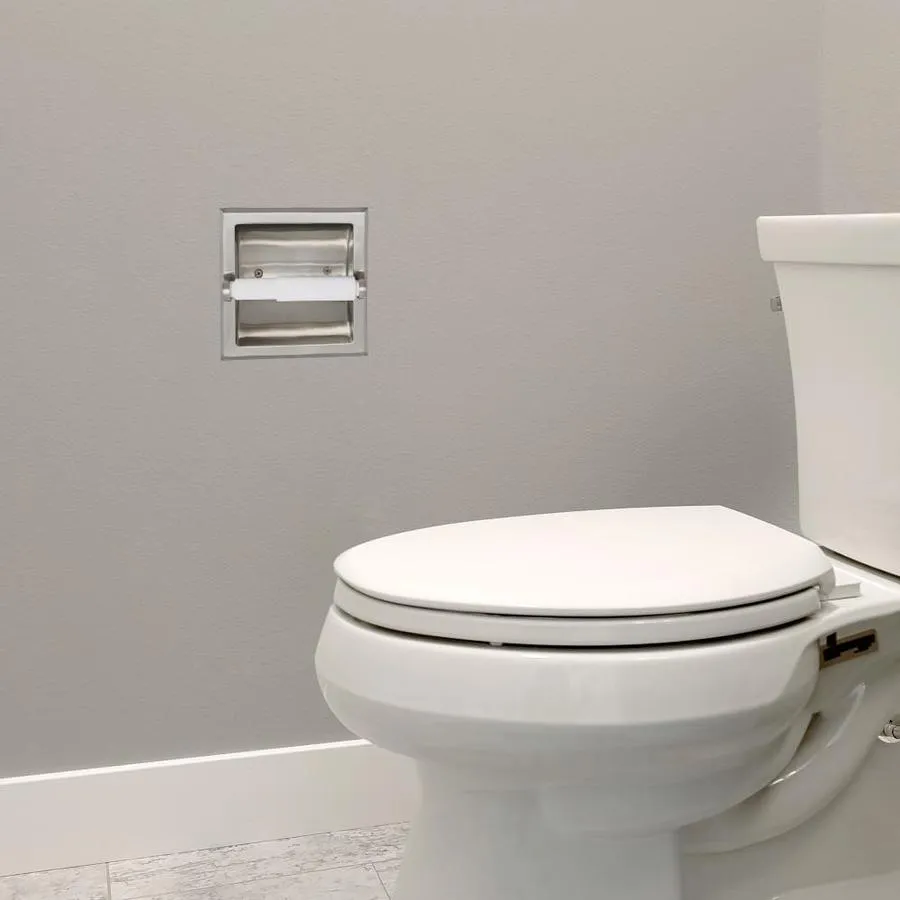 Design House Millbridge Oil Rubbed Bronze Recessed Spring-Loaded Toilet Paper Holder, photo 12 of 12