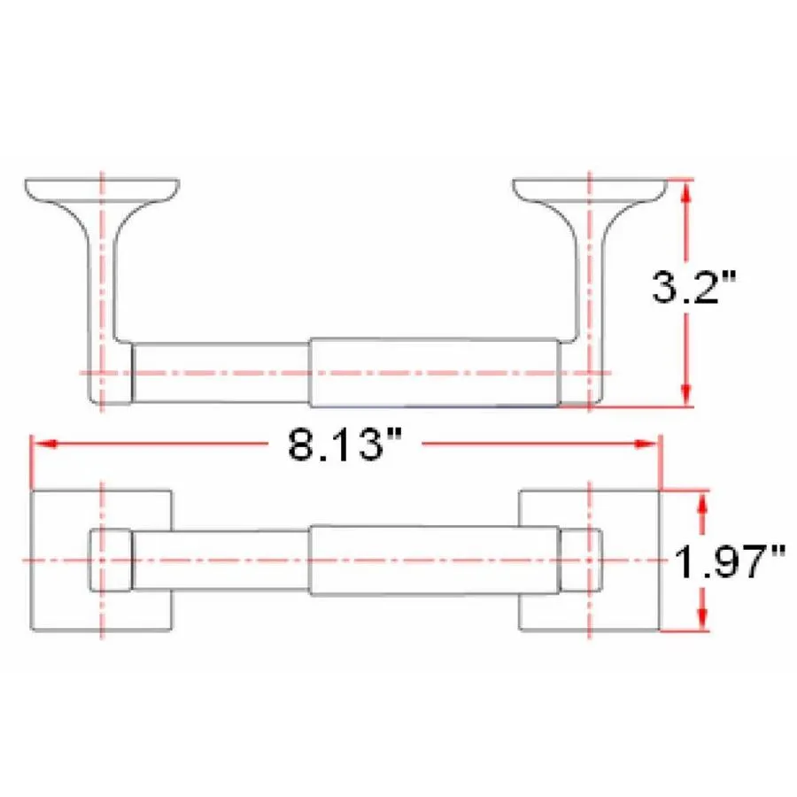 Design House Millbridge Oil Rubbed Bronze Wall Mount Spring-Loaded Toilet Paper Holder, photo 2 of 12