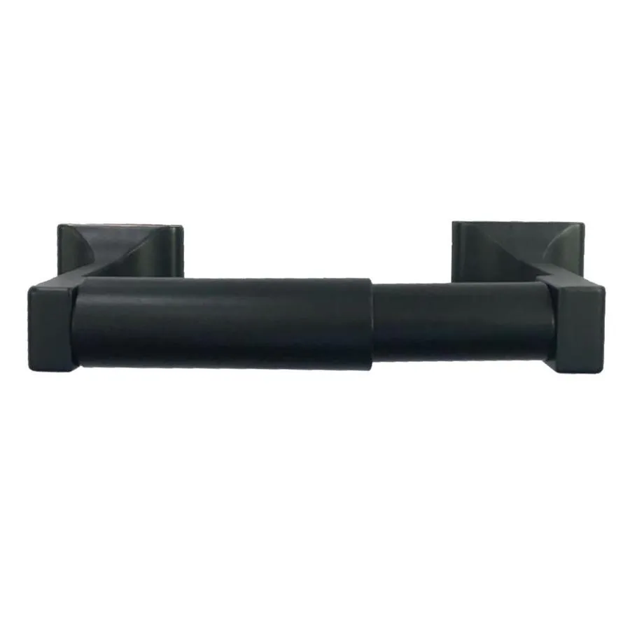 Design House Millbridge Oil Rubbed Bronze Wall Mount Spring-Loaded Toilet Paper Holder, photo 4 of 12