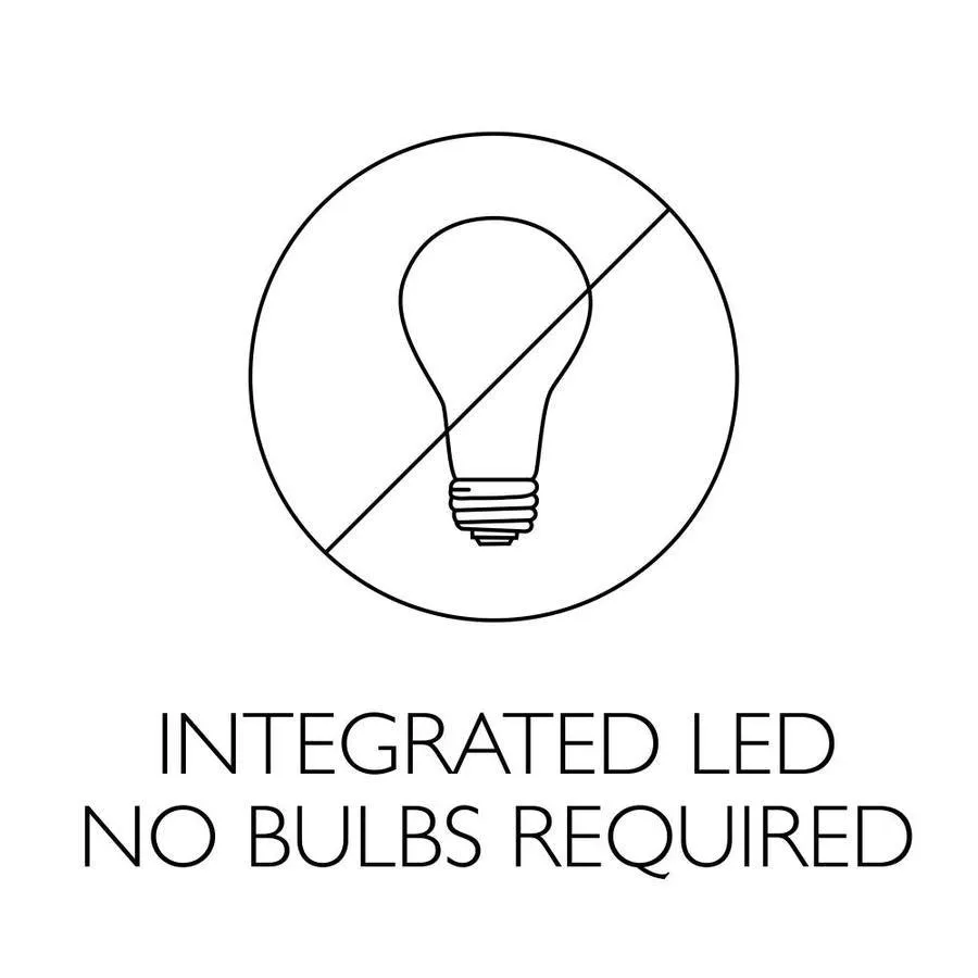 Design House Ripon 14.48-in Satin Nickel Modern/Contemporary LED Flush Mount Light, photo 9 of 10