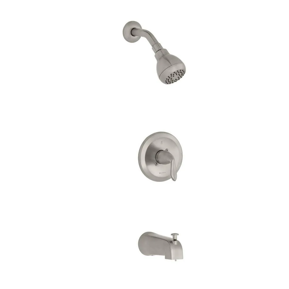 Constructor Single-Handle 1-Spray Tub and Shower Faucet in Bronze (Valve Included), photo 4 of 5