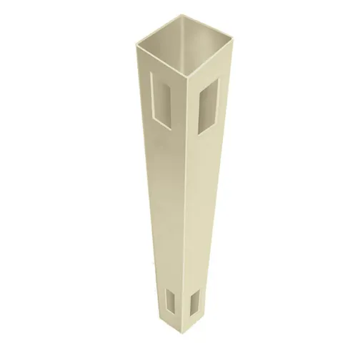9-ft Sand Vinyl Corner Fence Post