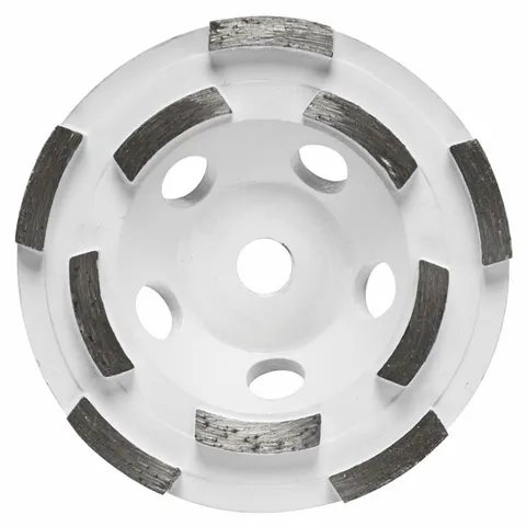 Diamond 4.5-in Double-Row Cup Wheel, 5/8-11 Arbor