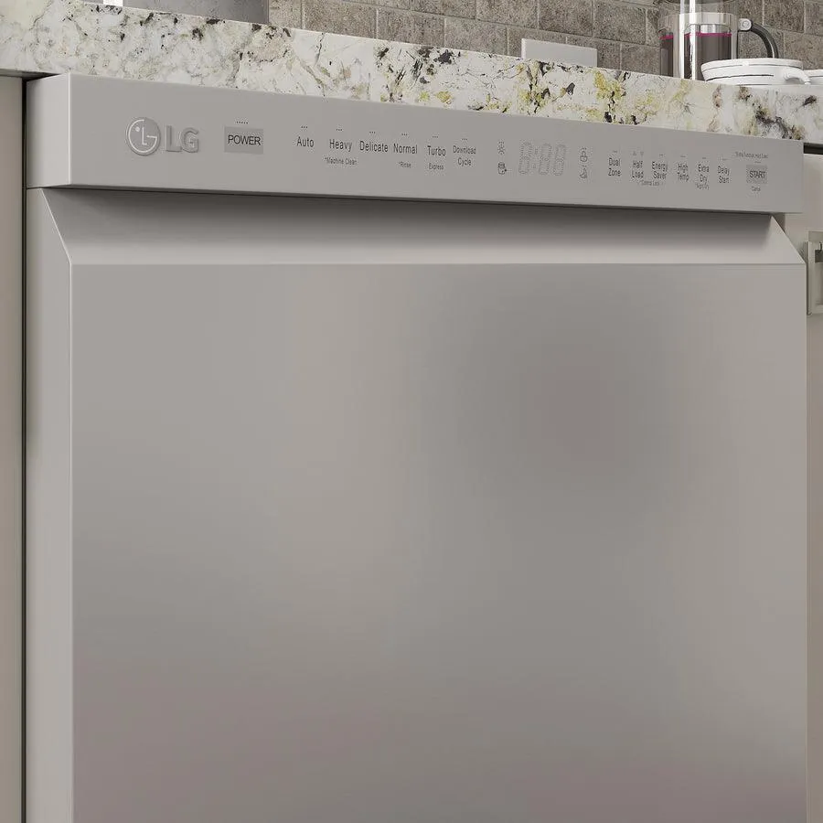 LG 48-Decibel Front Control 24-in Built-In Dishwasher (Fingerprint-Resistant Printproof Stainless Steel) ENERGY STAR, photo 20 of 23