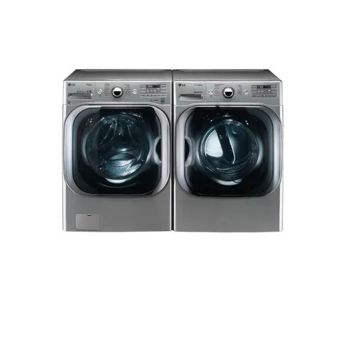 TrueSteam 9-cu ft Stackable Steam Cycle Electric Dryer (Graphite Steel)