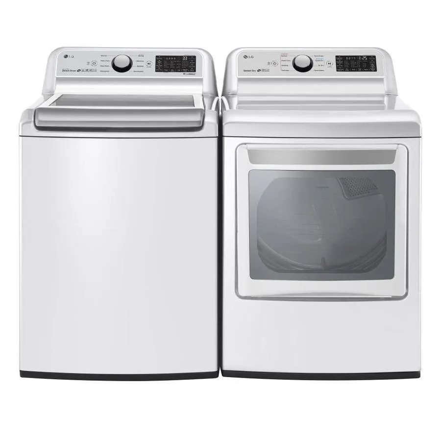 LG TurboWash 3D Smart Wi-Fi Enabled 5-cu ft High Efficiency Top-Load Washer (Graphite Steel) ENERGY STAR, photo 12 of 12