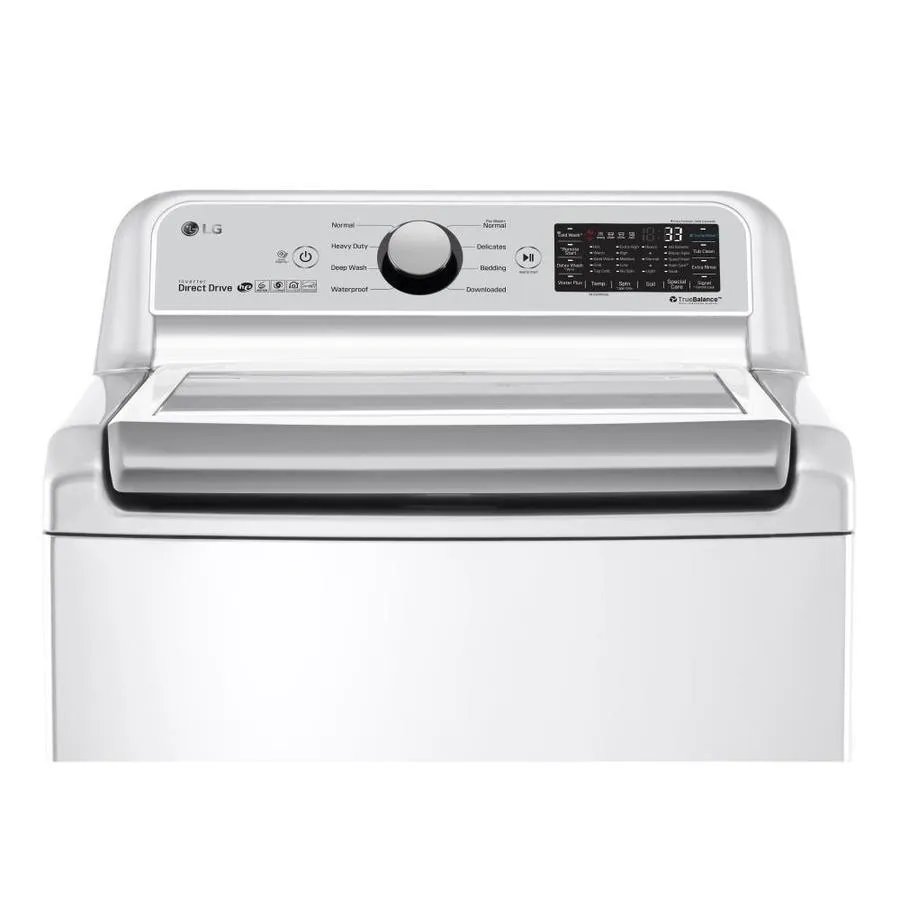LG TurboWash 3D Smart Wi-Fi Enabled 5-cu ft High Efficiency Top-Load Washer (White) ENERGY STAR, photo 8 of 20