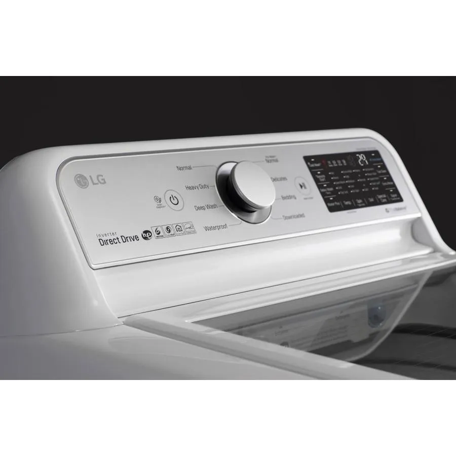LG TurboWash 3D Smart Wi-Fi Enabled 5-cu ft High Efficiency Top-Load Washer (White) ENERGY STAR, photo 10 of 20