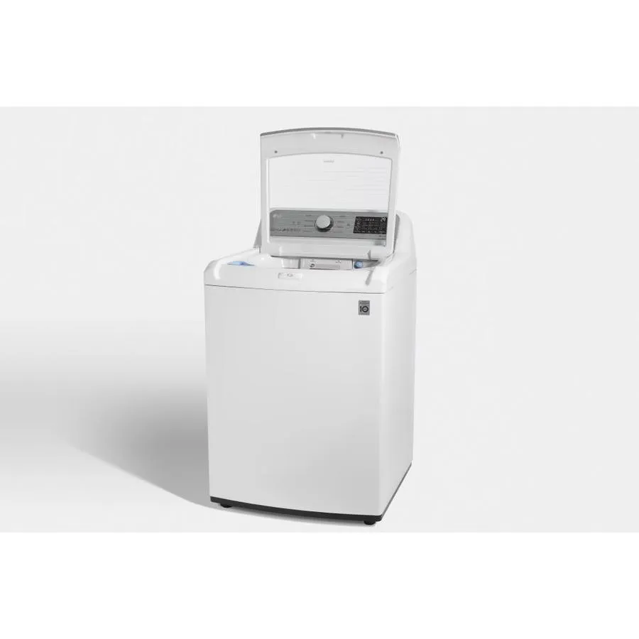 LG TurboWash 3D Smart Wi-Fi Enabled 5-cu ft High Efficiency Top-Load Washer (White) ENERGY STAR, photo 12 of 20