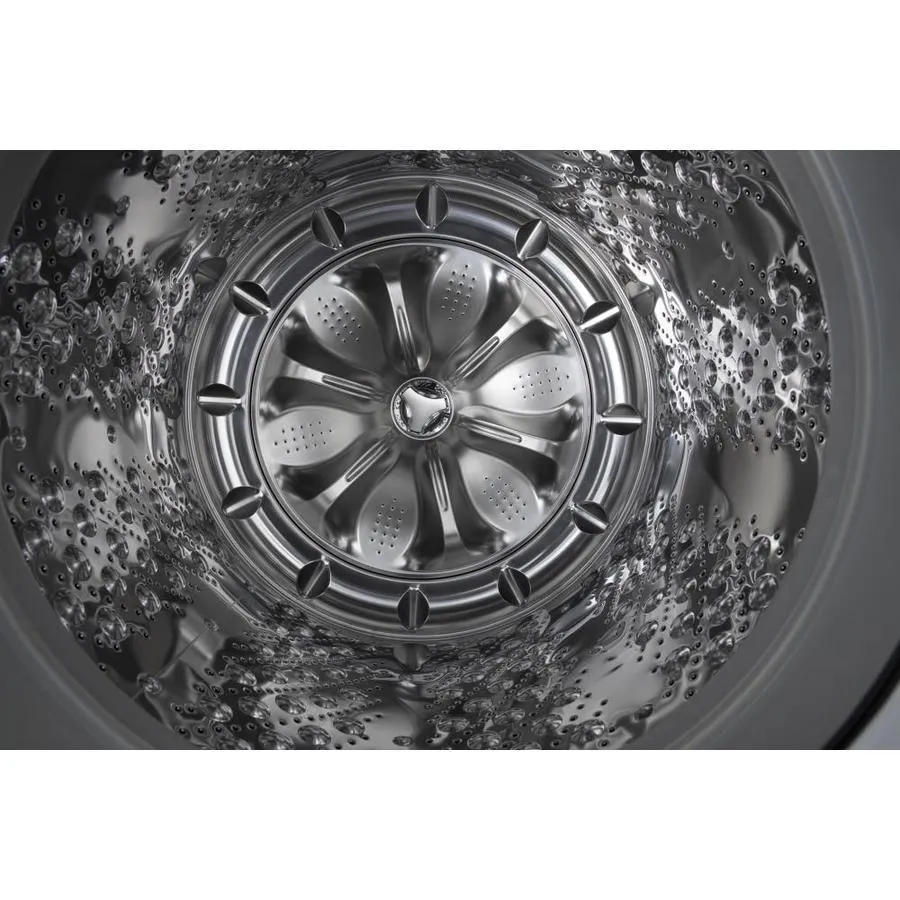 LG TurboWash 3D Smart Wi-Fi Enabled 5-cu ft High Efficiency Top-Load Washer (Graphite Steel) ENERGY STAR, photo 3 of 12