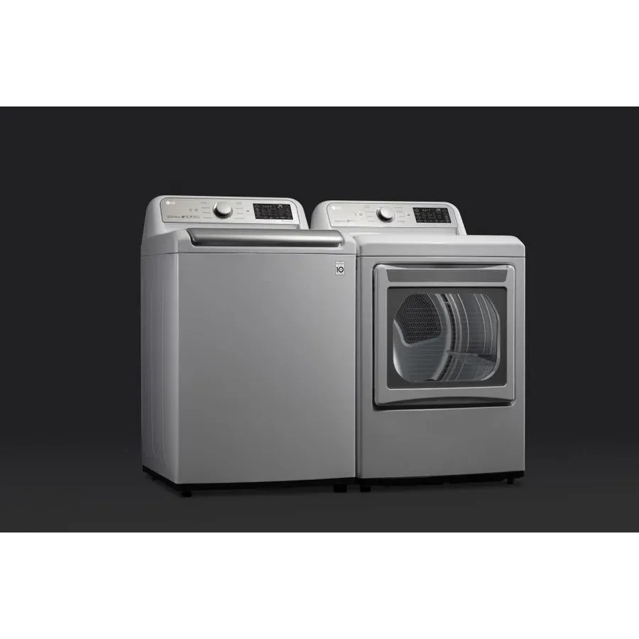 LG EasyLoad Smart Wi-Fi Enabled 7.3-cu ft Electric Dryer (White) ENERGY STAR, photo 18 of 21