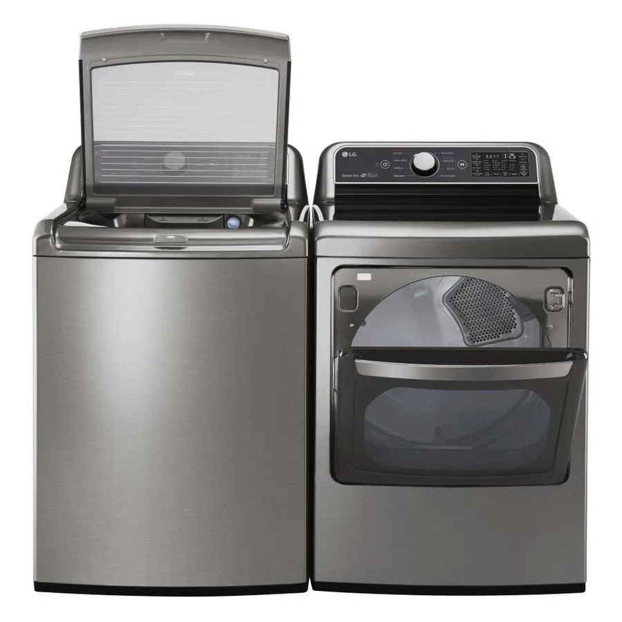 LG EasyLoad Smart Wi-Fi Enabled 7.3-cu ft Gas Dryer (Graphite Steel) ENERGY STAR, photo 10 of 15