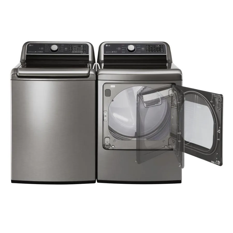 LG EasyLoad Smart Wi-Fi Enabled 7.3-cu ft Gas Dryer (Graphite Steel) ENERGY STAR, photo 7 of 15