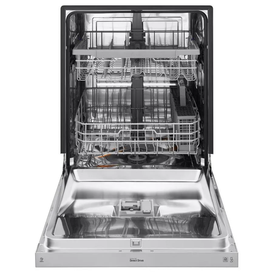 LG 48-Decibel Front Control 24-in Built-In Dishwasher (Fingerprint-Resistant Printproof Stainless Steel) ENERGY STAR, photo 3 of 23