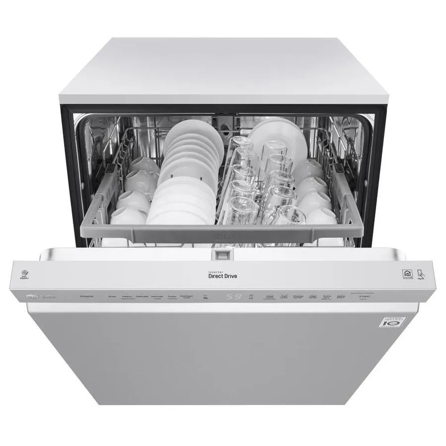 LG 48-Decibel Front Control 24-in Built-In Dishwasher (Fingerprint-Resistant Printproof Stainless Steel) ENERGY STAR, photo 9 of 23