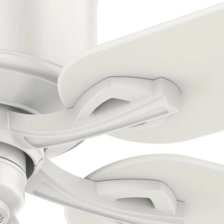 Casablanca Compass Point 54-in Fresh White Indoor/Outdoor Ceiling Fan (5-Blade), photo 3 of 6
