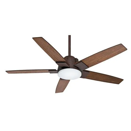 Casablanca Zudio LED 56-in Industrial Rust Indoor Ceiling Fan with Wall-Mounted Remote (5-Blade), photo 3 of 3