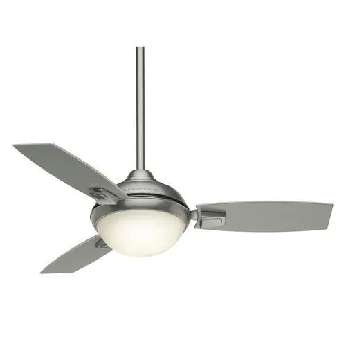 Casablanca Verse LED 44-in Satin Nickel Indoor/Outdoor Ceiling Fan with Remote (3-Blade), photo 6 of 6