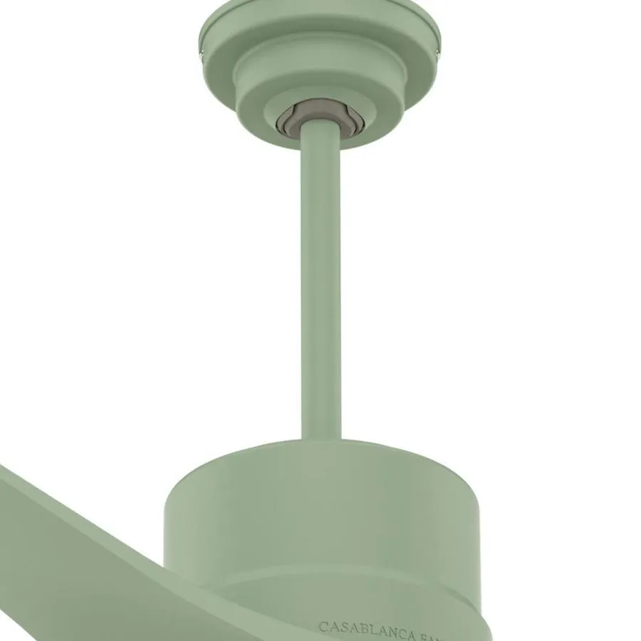 Casablanca Piston LED 52-in Sage Green Indoor/Outdoor Ceiling Fan with Remote (3-Blade), photo 4 of 6