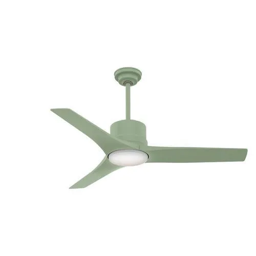Casablanca Piston LED 52-in Sage Green Indoor/Outdoor Ceiling Fan with Remote (3-Blade), photo 6 of 6