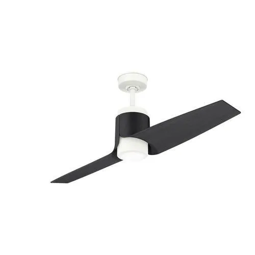 Casablanca Aya WIFI Enabled DC Motor 54-in Porcelain White Indoor/Outdoor Smart Ceiling Fan with Wall-Mounted Remote (2-Blade), photo 7 of 7
