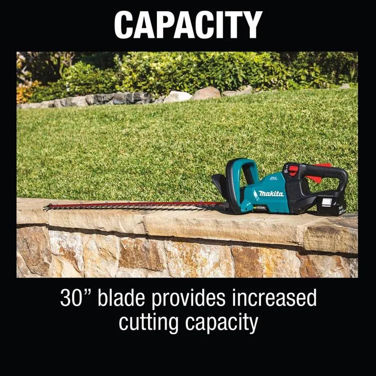 Makita 18-Volt LXT Lithium-Ion Brushless Cordless 30 in. Hedge Trimmer Kit (5.0 Ah), photo 5 of 9