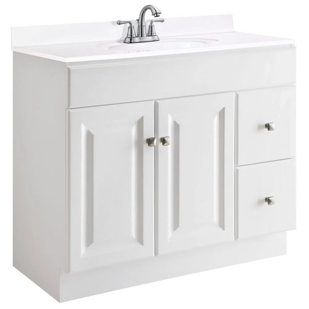 Wyndham 48 in. W x 21 in. D Ready to Assemble Bath Vanity Cabinet Only in Espresso, photo 23 of 29
