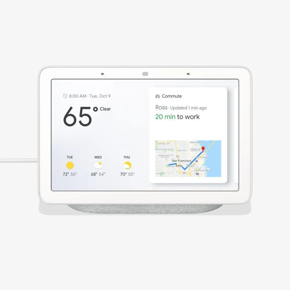 Nest Hub Chalk + Nest Learning Thermostat 3rd Gen in White, photo 3 of 20