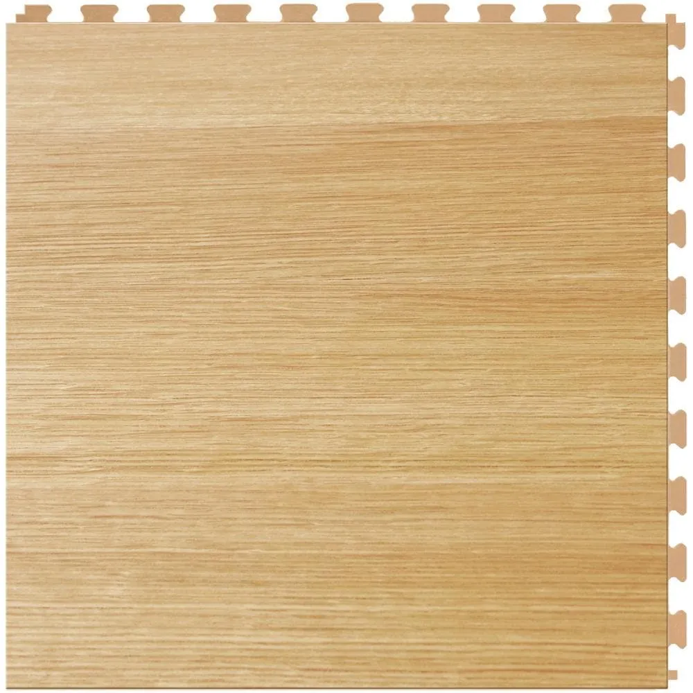 Perfection Floor Tile Classic Wood 6-Piece 20-in x 20-in Birch Luxury Vinyl Tile, photo 9 of 13