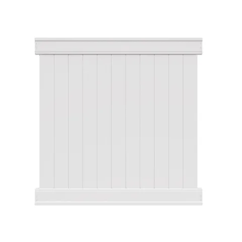 Everton 6 × 6 ft Privacy Vinyl Fence Panel