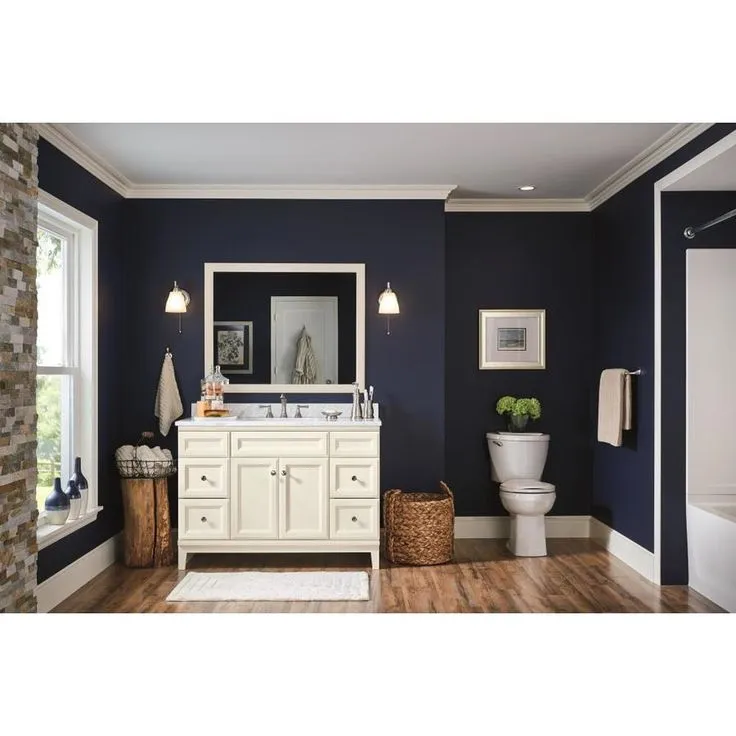 Diamond FreshFit Calhoun 48-in Cloud Gray Bathroom Vanity Cabinet, photo 15 of 15