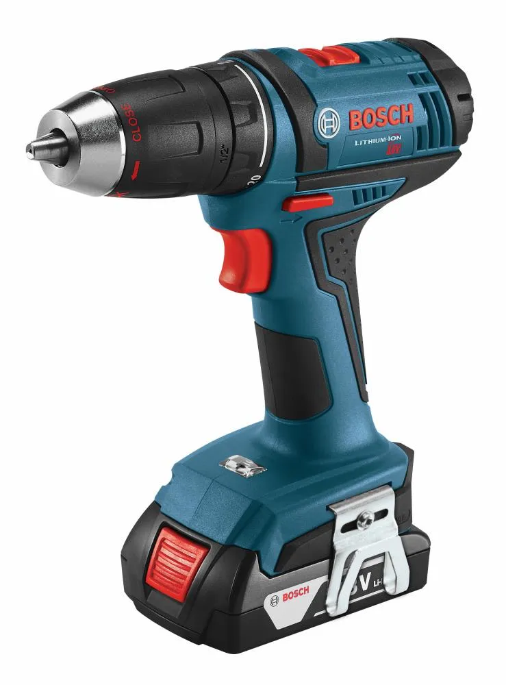 Bosch DDB181-02 18-Volt 1/2-in Cordless Drill/Driver Kit with Charger and 2 Batteries (Soft Bag), photo 3 of 7