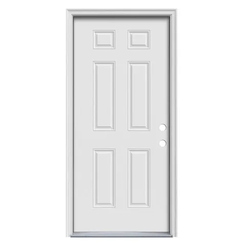 32 × 80 Steel Left-Hand Inswing Prehung Front Door