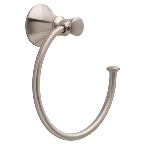 Valdosta Satin Nickel Wall Mount Towel Ring