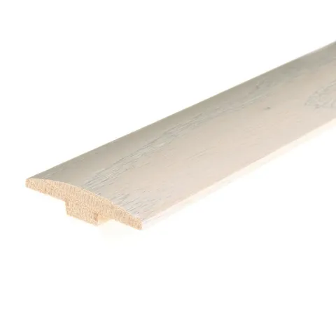 Morning Fog Solid Wood T-Moulding, 2 × 78 in