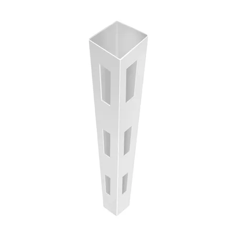 Bolton White Vinyl Corner Fence Post